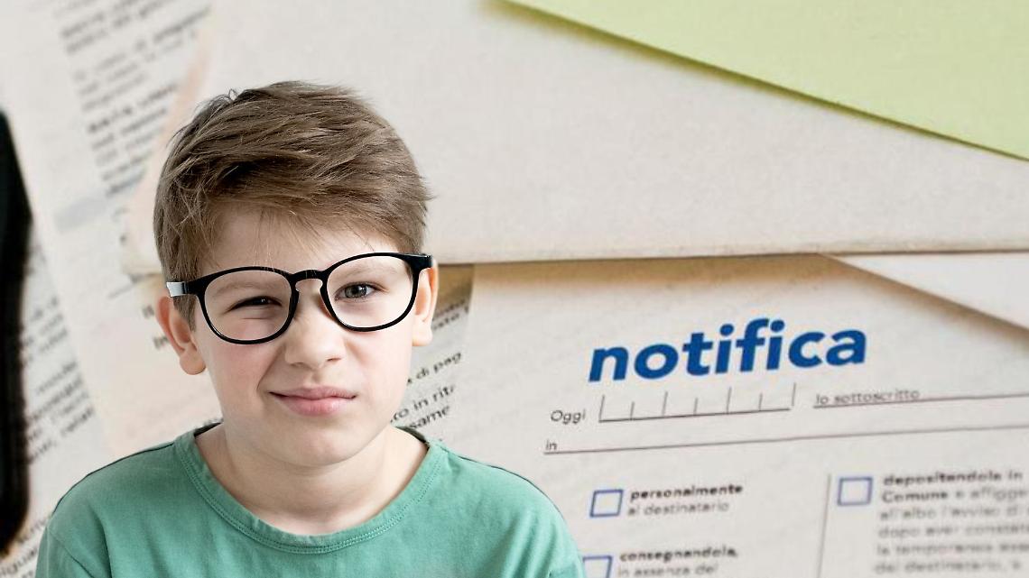 Cartella esattoriale a un bambino di 7 anni: non avrebbe pagato l'Irpef...