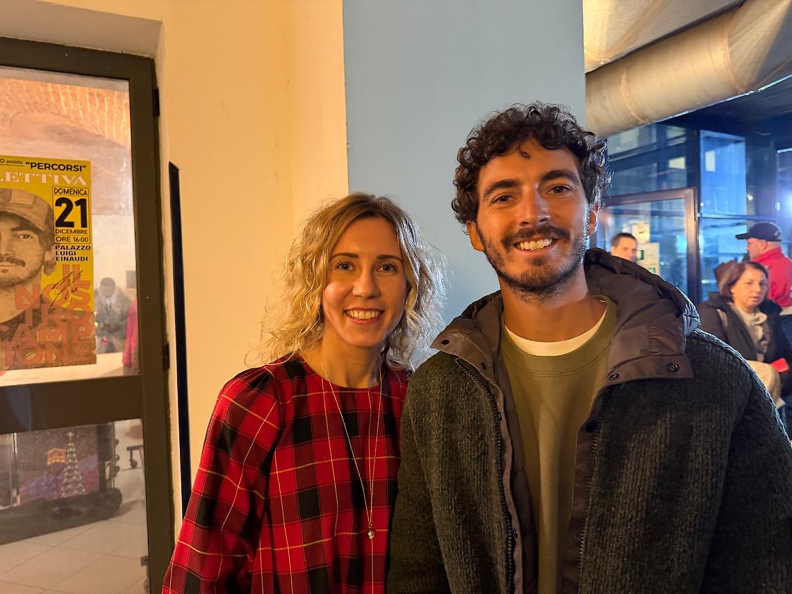 Francesco Pecco Bagnaia e Alessandra Sgura di Prisma Laboratorio Artistico