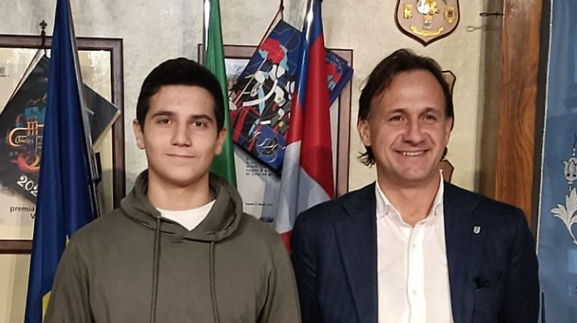 Volpiano premia il suo giovane campione: riconoscimento ufficiale per Loris Pisarro