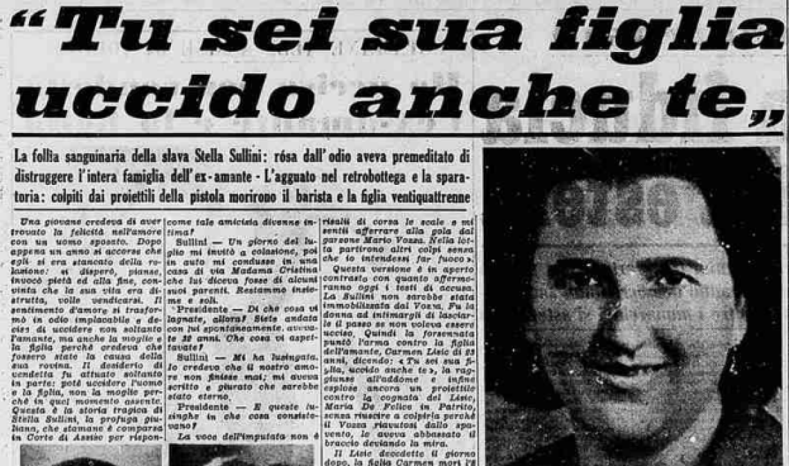 Una pistola in mano e l'inferno nella testa.