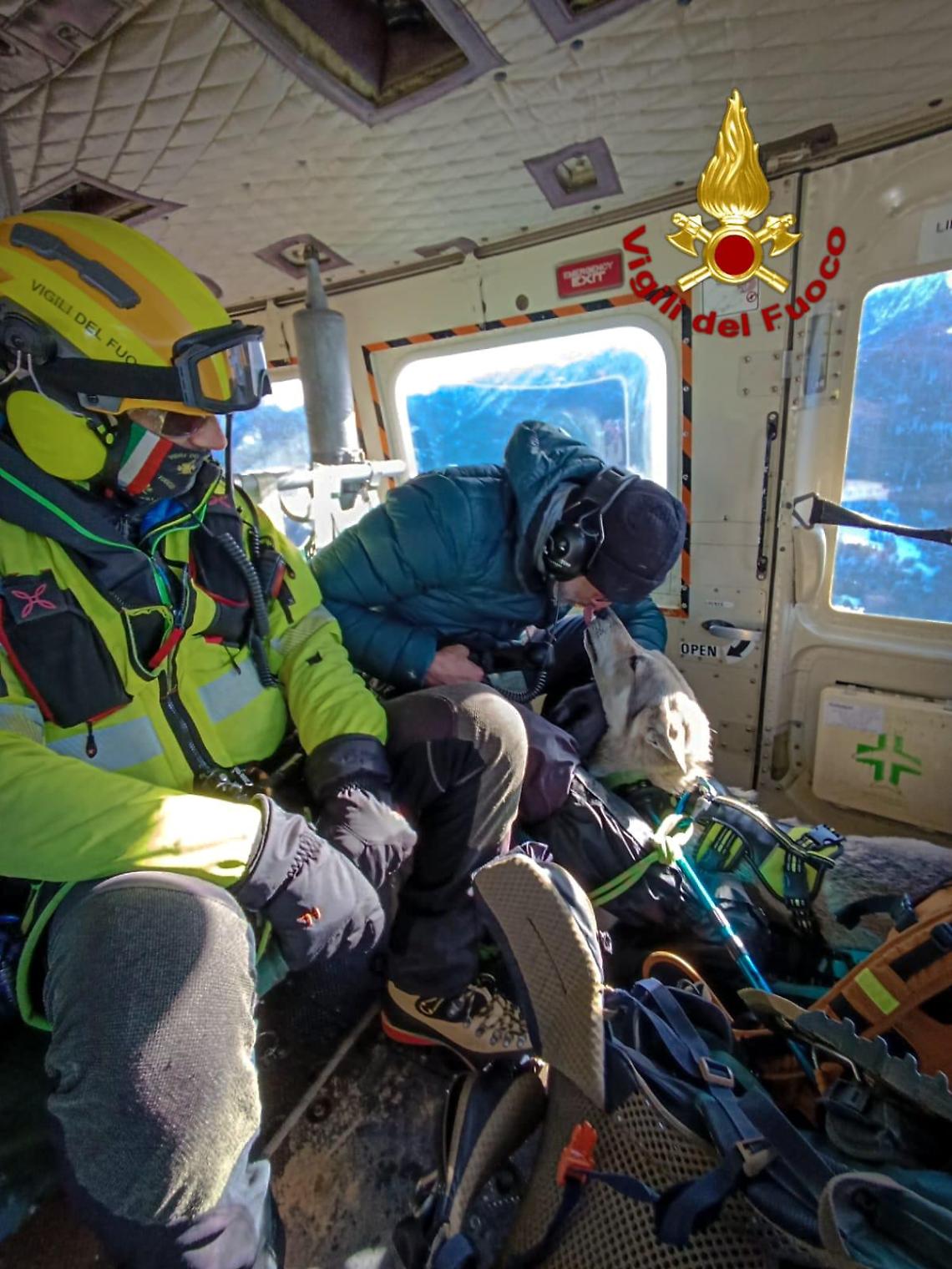 Soccorso a 2.900 metri: escursionista e cane recuperati al bivacco Sigot