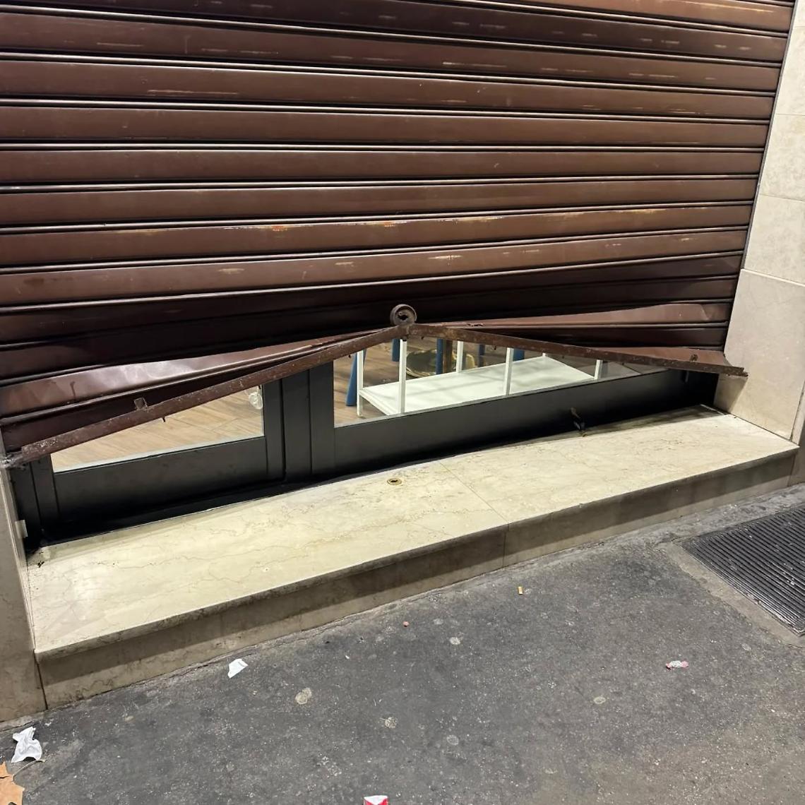 Spaccata nella notte 