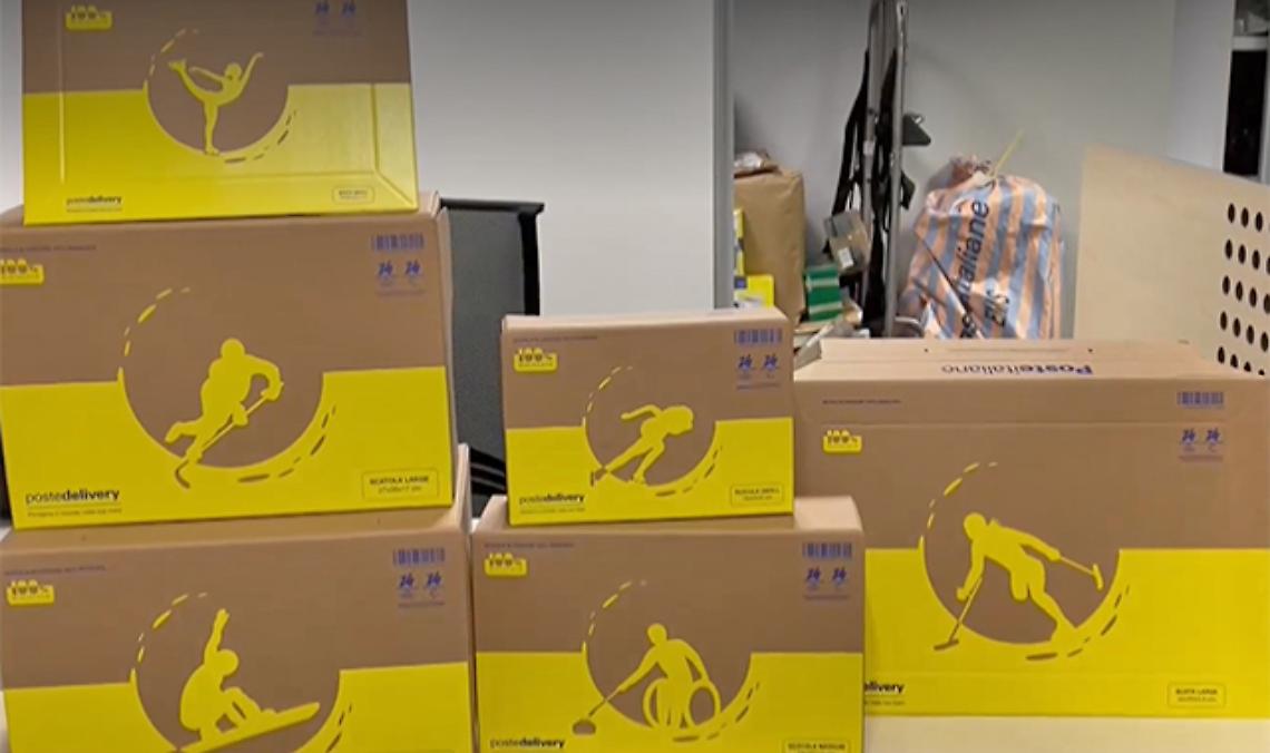 Spedire pi&ugrave; leggero sull&rsquo;ambiente: in Piemonte buste e scatole 100% riciclate di Poste Italiane