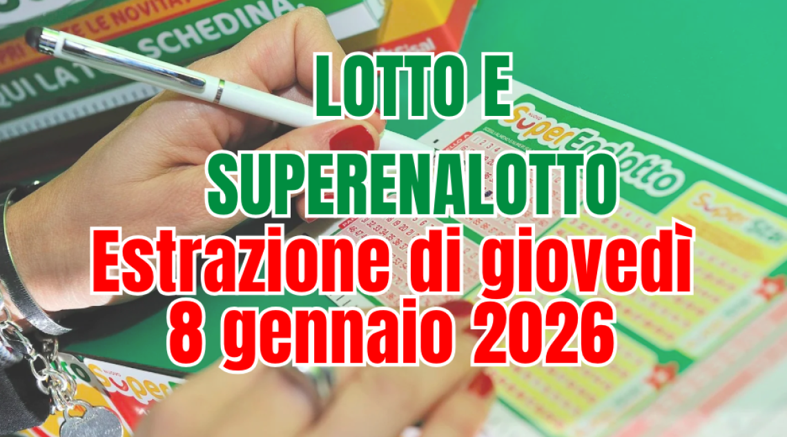 Oggi, gioved&igrave; 8 gennaio, nessun vincitore del &ldquo;6&rdquo; ma tre premi importanti segnano l&rsquo;estrazione del SuperEnalotto