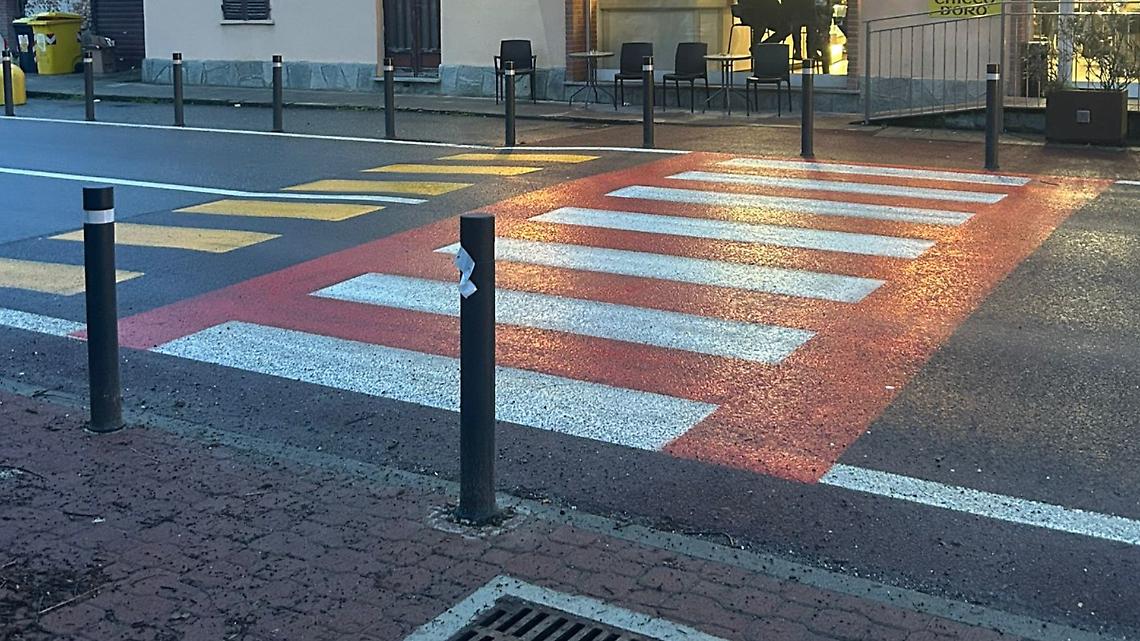 Il luogo dove &egrave; stata investita la bambina