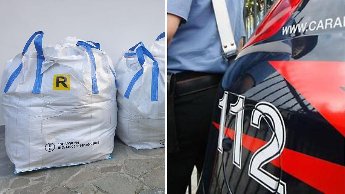Abbandona quintali di rifiuti speciali per strada e scappa. Fermato un nomade a Settimo Torinese
