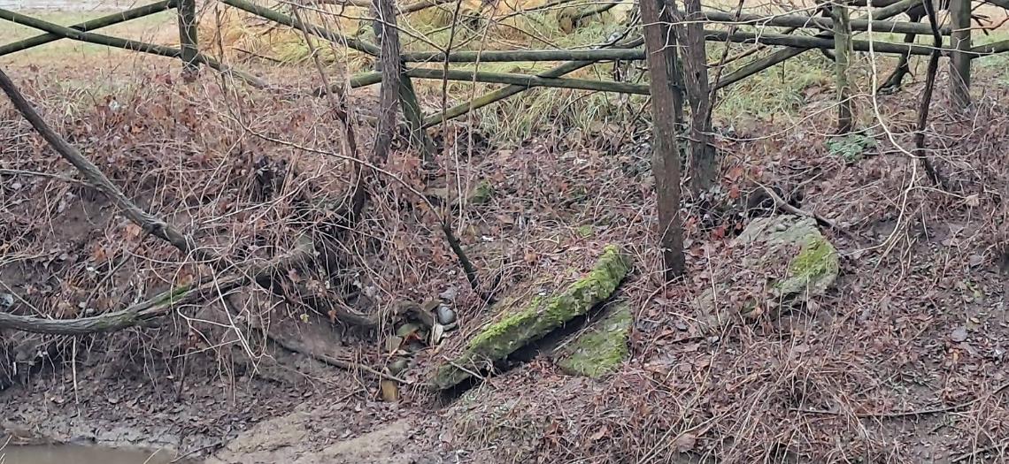 Rio Freidano, l&rsquo;argine cede sotto la staccionata