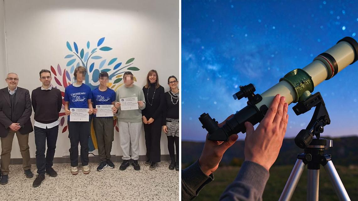 San Mauro guarda allo spazio: tre studenti volano alla fase interregionale dei Campionati di Astronomia