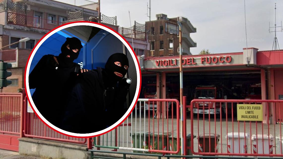 Mani ignote nella caserma di Grugliasco: sottratte attrezzature dai mezzi dei pompieri
