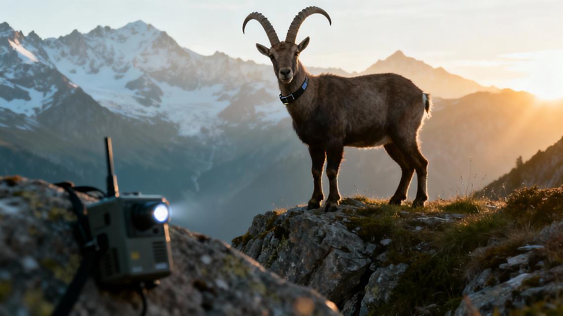Stambecchi monitorati con GPS e fototrappole: Italia e Francia insieme per la tutela alpina