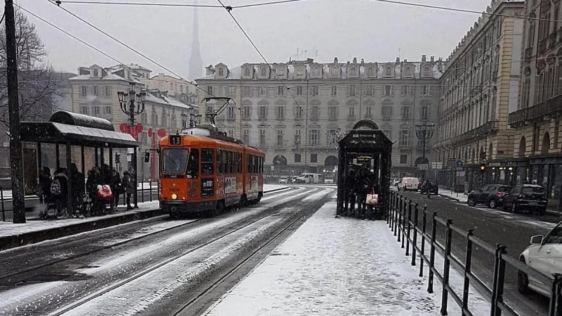 Nevicata su Torino del 15 dicembre 2022 (Andrea Vuolo)