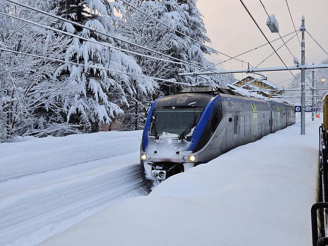 Piemonte sepolto dalla neve