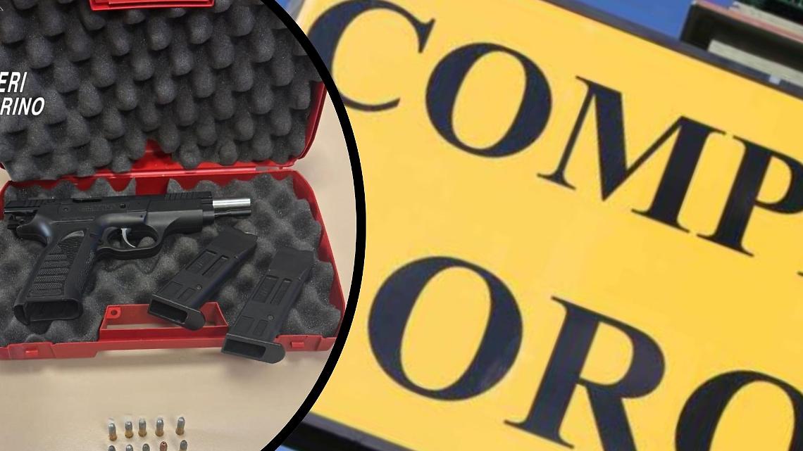 Rapina armata a un compro-oro