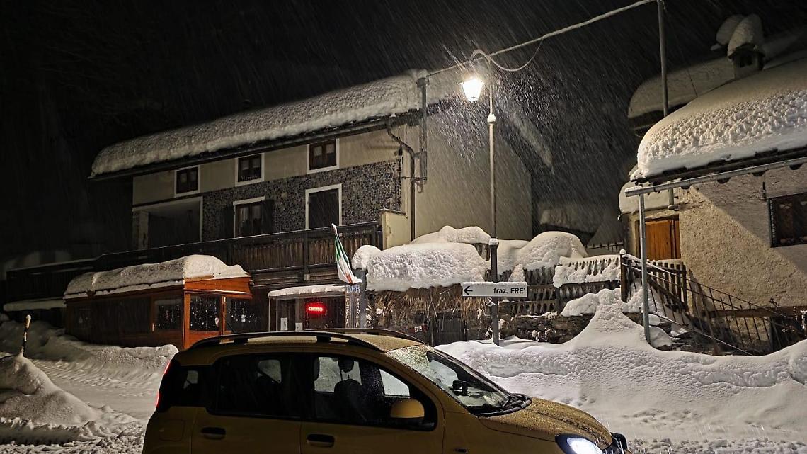 La neve torna protagonista in Canavese