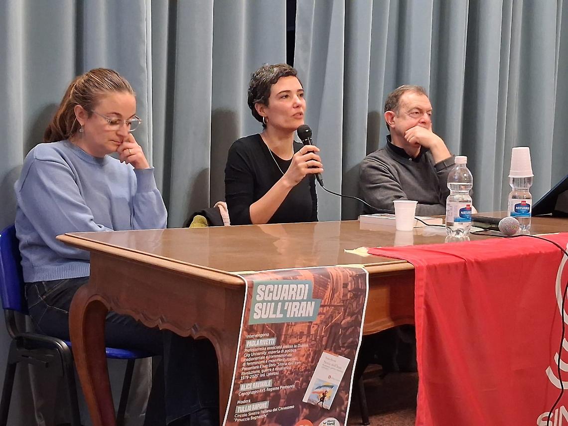 Da Chivasso lo sguardo critico sulla crisi iraniana con Paola Rivetti