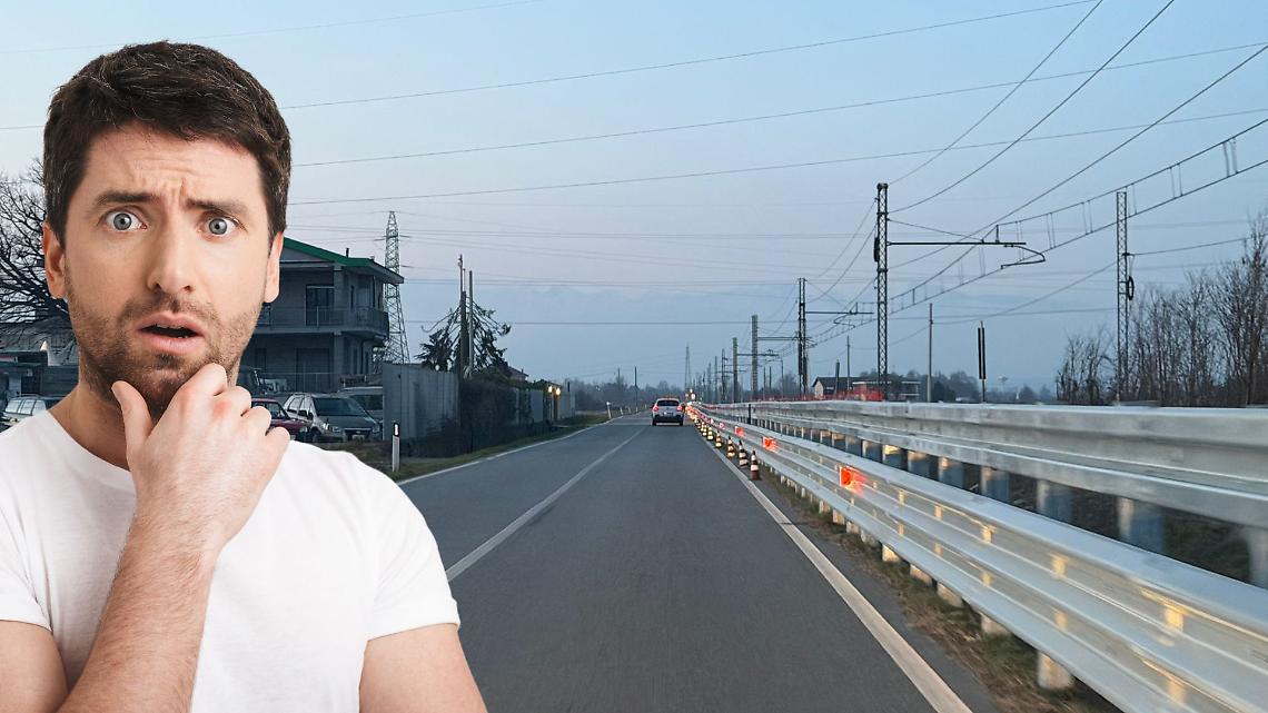 SP82 Chivasso&ndash;Montanaro, il guard rail che restringe la strada e aumenta i rischi. Lettera alla Citt&agrave; Metropolitana