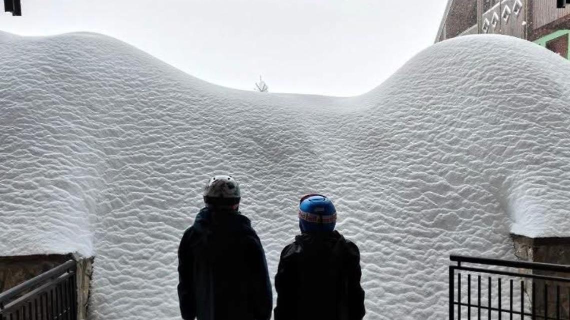 Piemonte sotto metri di neve