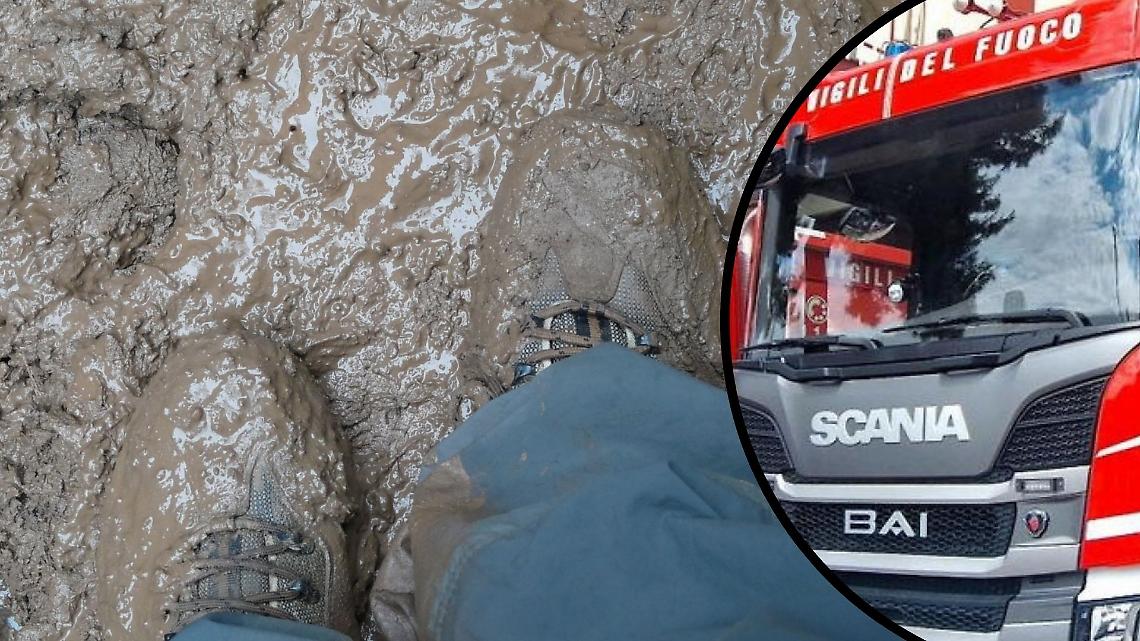 Scivola sull&rsquo;argine