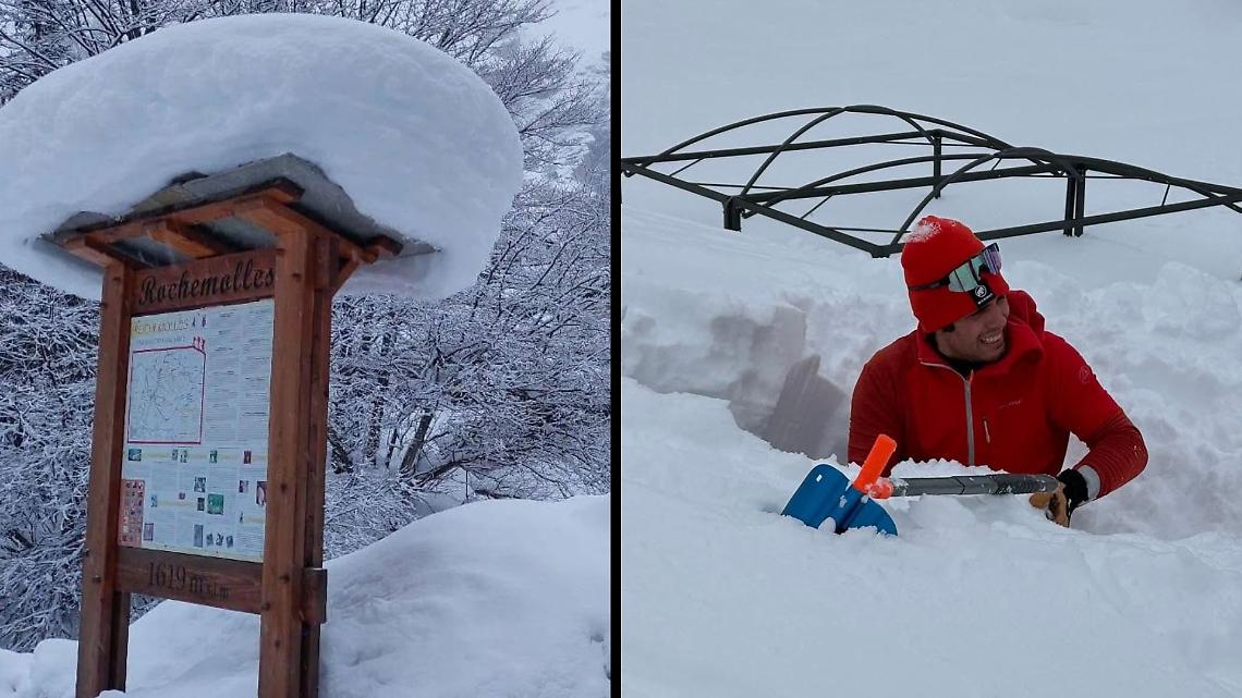Alpi nella morsa della tempesta
