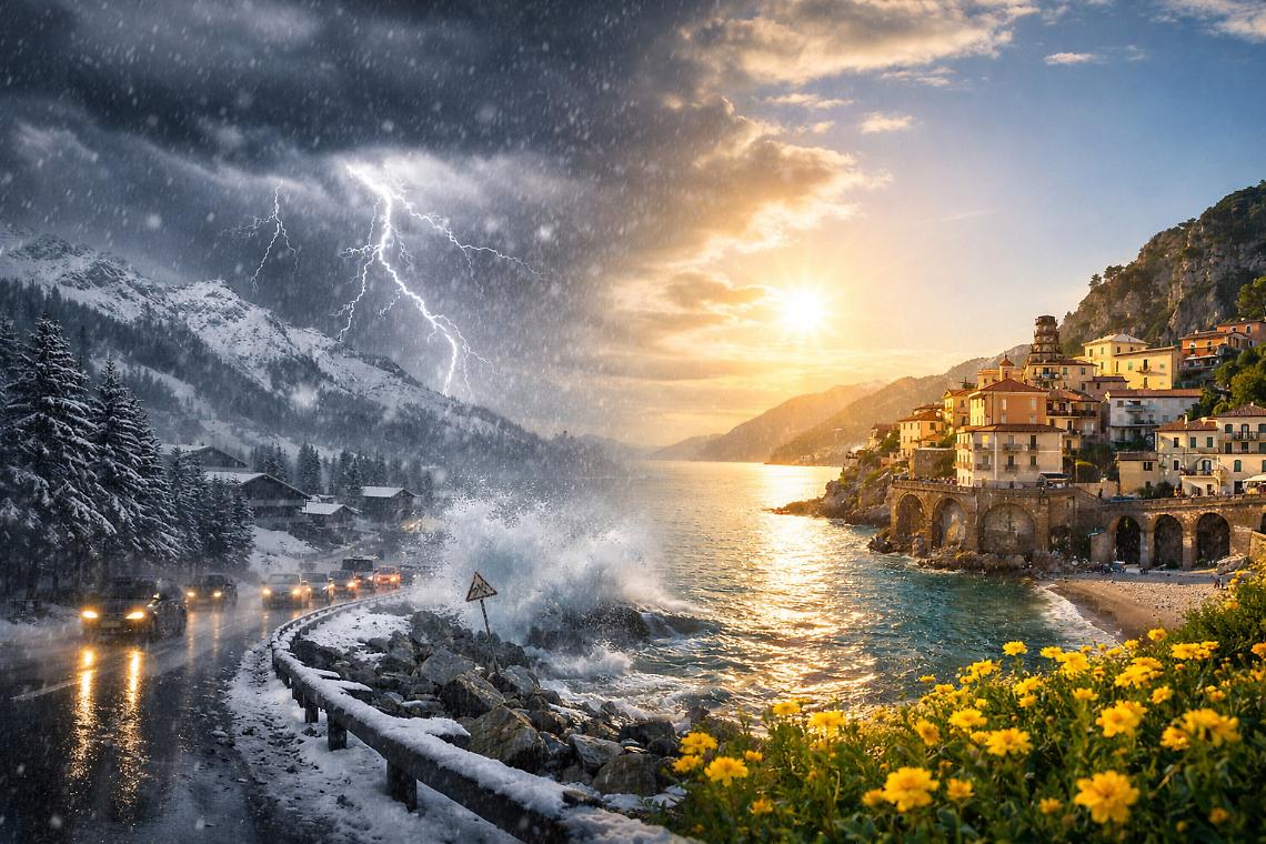 Ultima perturbazione di una lunga serie, assaggio di primavera nel weekend