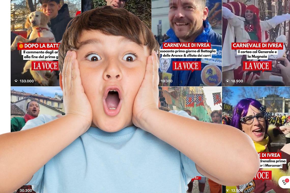 Carnevale di Ivrea, i numeri record de La Voce: oltre tre milioni di visualizzazioni sui social