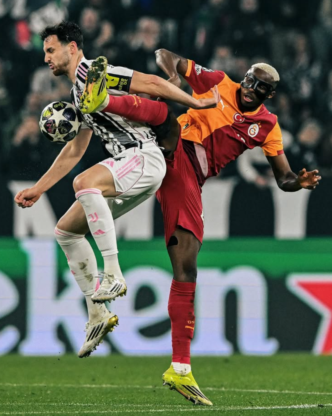 Osimhen interrompe il sogno e cala il  gelo nello Stadium al 105' (foto crediti: profilo IG Juventus)