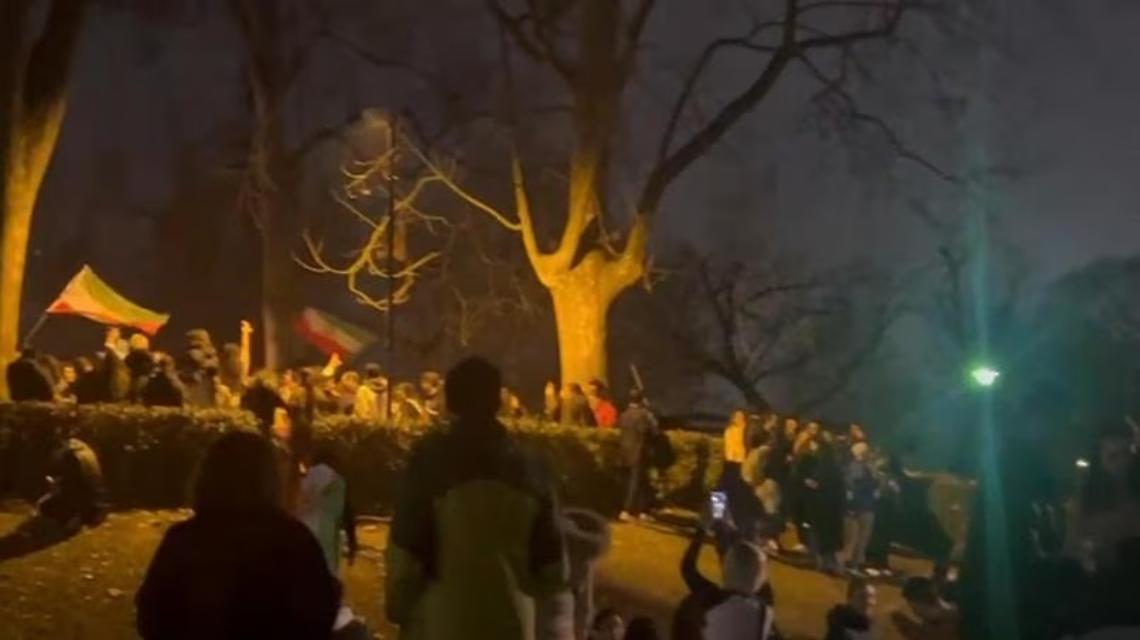 Festeggiamenti al parco del Valentino della comunit&agrave; iraniana