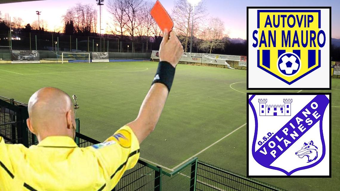 Tensione sugli spalti durante San Mauro&ndash;Volpiano: partita sospesa, un dirigente ferito