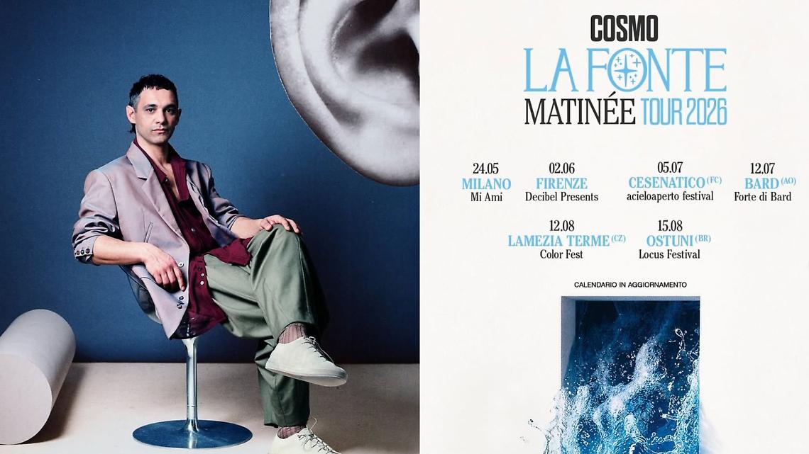 Cosmo lancia il suo nuovo tour: la nuova estate del pop elettronico italiano &egrave; &ldquo;made in Ivrea&rdquo;