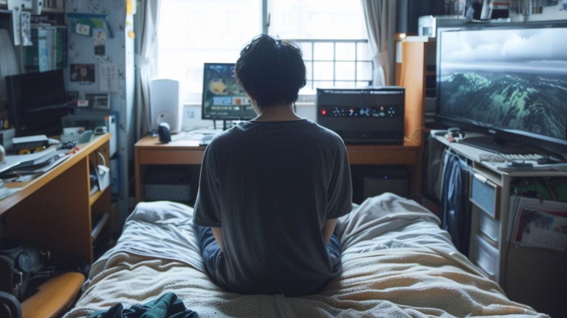 Adolescenti chiusi nelle loro stanze