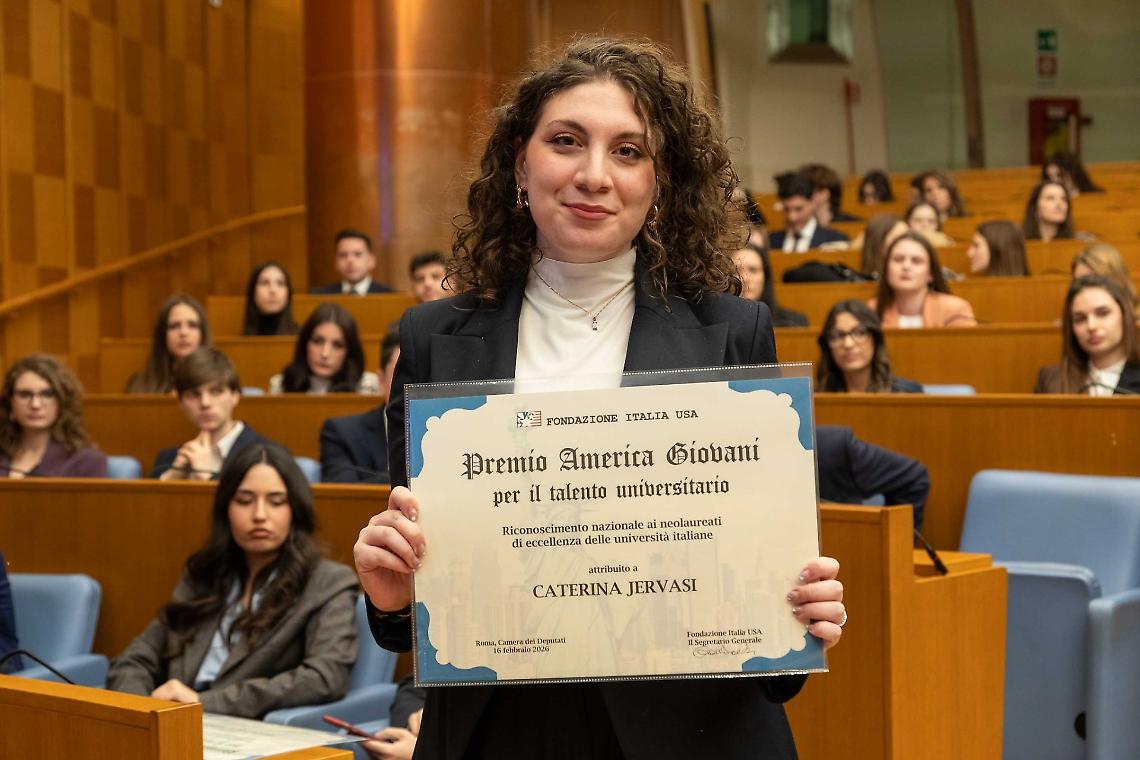 Dalla classe di Volpiano alla Camera: Caterina Jervasi, 24 anni, vince la borsa della Fondazione USA