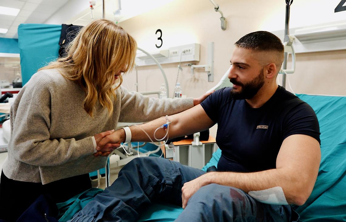 Alessandro Calista con la premier Giorgia Meloni