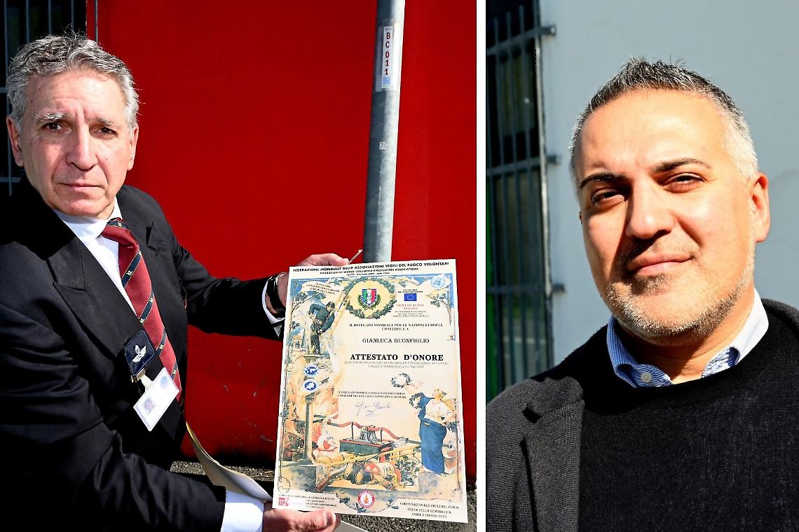 La consegna del riconoscimento (foto di Tancredi Pistamiglio)