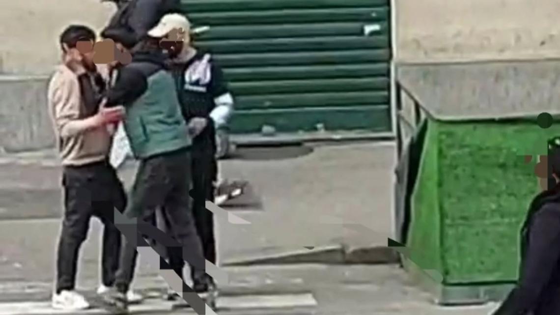 Rissa in corso Giulio Cesare