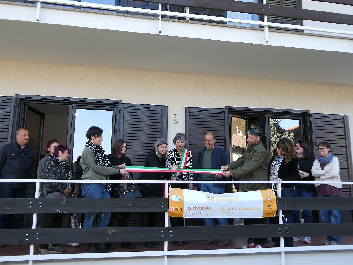 Pont Inaugurato un Centro Famiglie in un alloggio confiscato alla Ndrangheta 