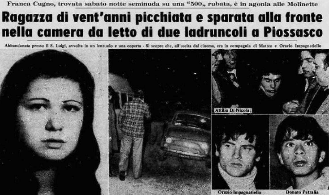 Franca Cugno. Amore, sangue e piombo.