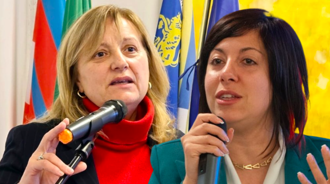 Gianna Pentenero (PD) e Sarah Di Sabato (M5S)