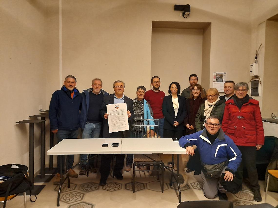 Il gruppo di lavoro per la lista di Mazza