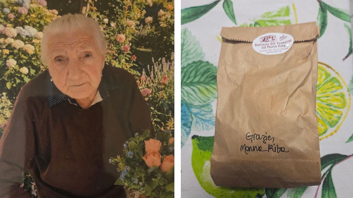 Nonna Rita del Baruccio del Tramway e la bustina di pane