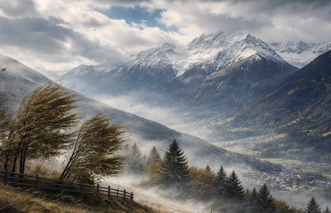 Piemonte tra vento estremo e gelo