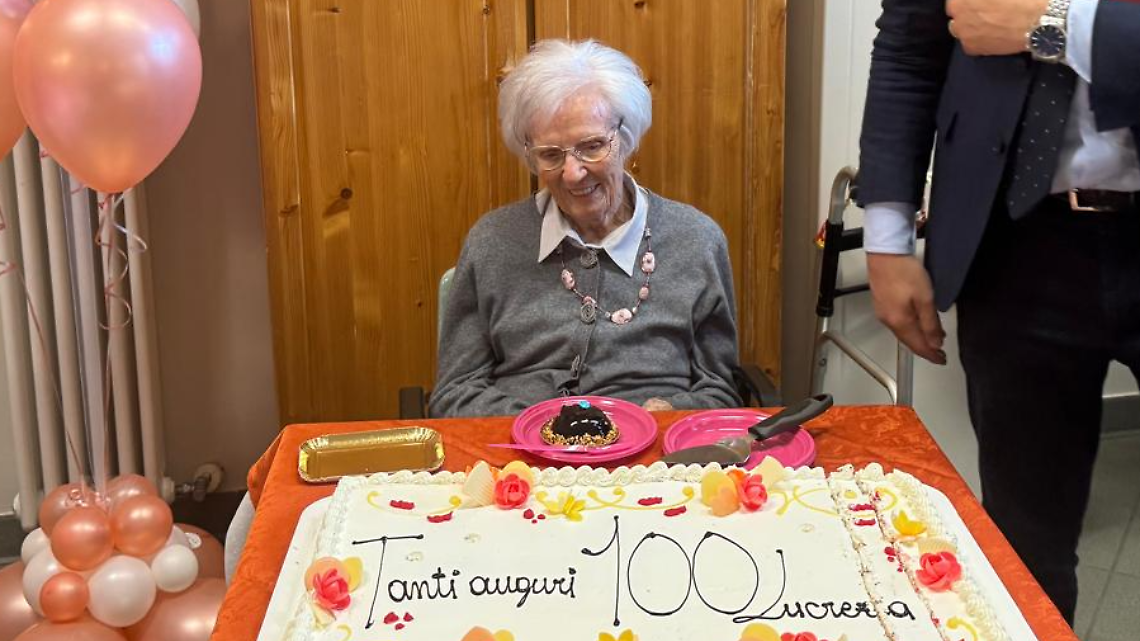 Volpiano festeggia i 100 anni di Lucrezia Delfina Dho