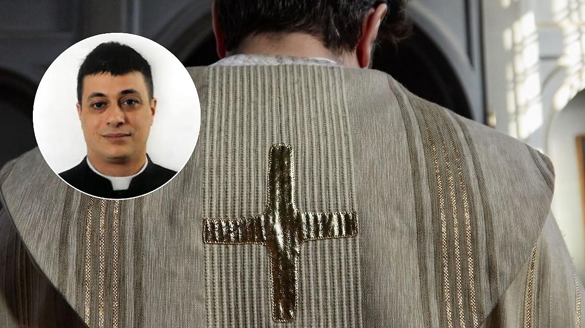 Don Mario Viano, parroco di Bosconero e Abate di San Benigno Canavese