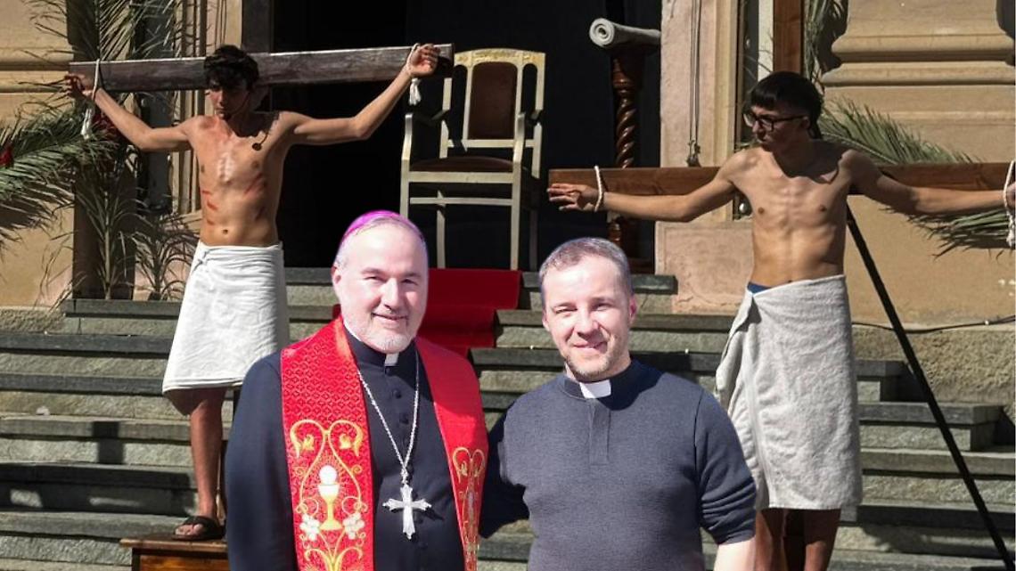 A Torrazza Piemonte la Via Crucis dei giovani emoziona: sorpresa con il vescovo Salera