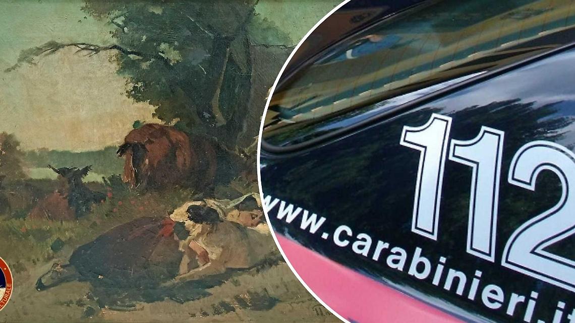 Rubato nel 1972, ritrovato dopo 50 anni: torna a Feltre il dipinto di Palizzi