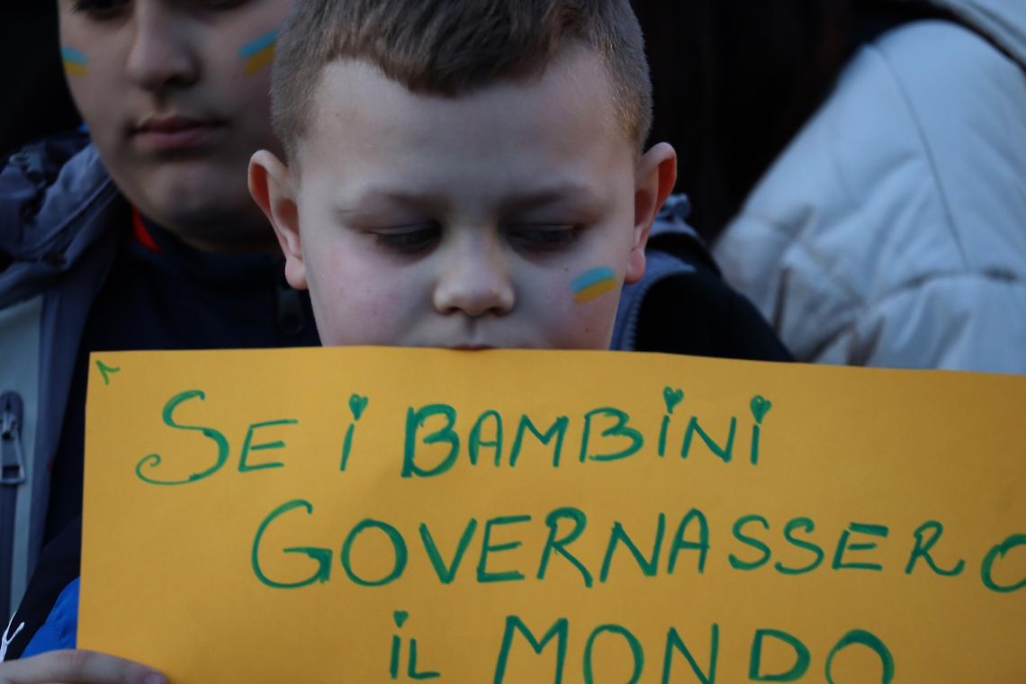 L'Ucraina dei bambini a Chivasso: perch&eacute; vinca la pace e non la guerra
