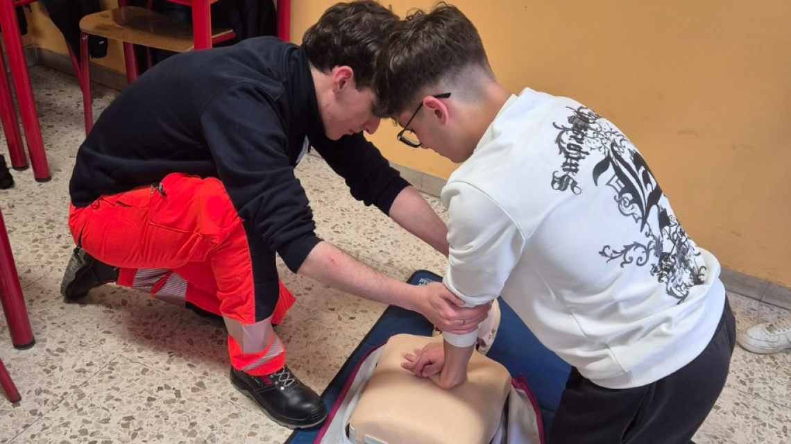A scuola di primo soccorso: 450 studenti di Ciri&egrave; imparano a salvare una vita