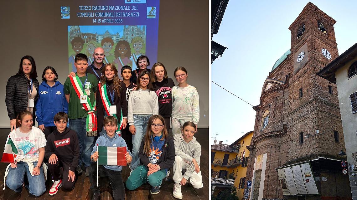 Da Gassino a tutta l'Italia: il Consiglio comunale dei ragazzi protagonista al raduno nazionale