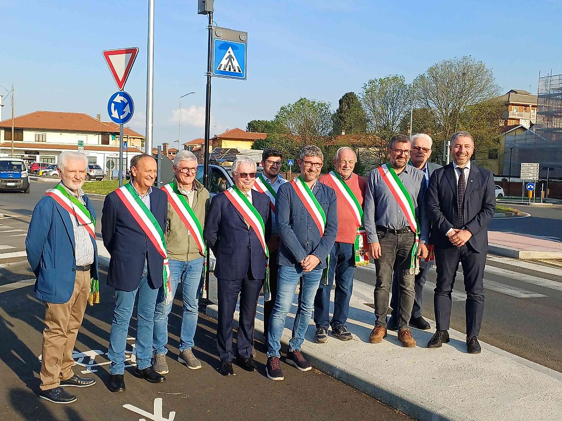 Nole, la nuova rotatoria