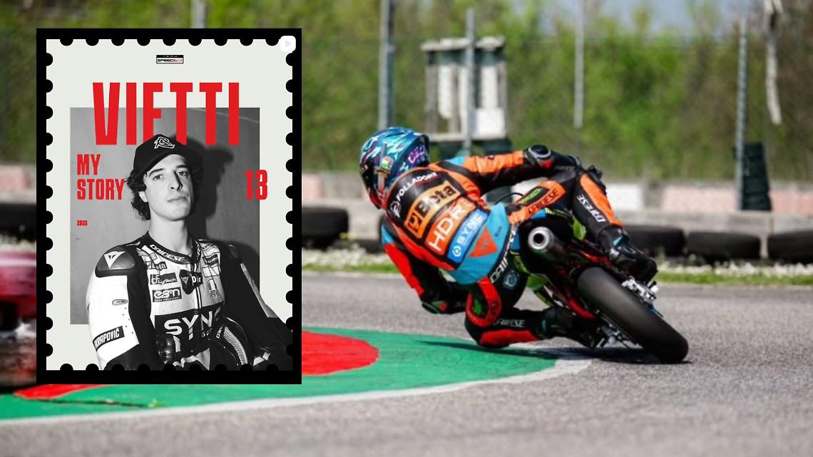 Dal camper alla Moto2: Celestino Vietti, il talento di Ciri&egrave;, non smette di crescere