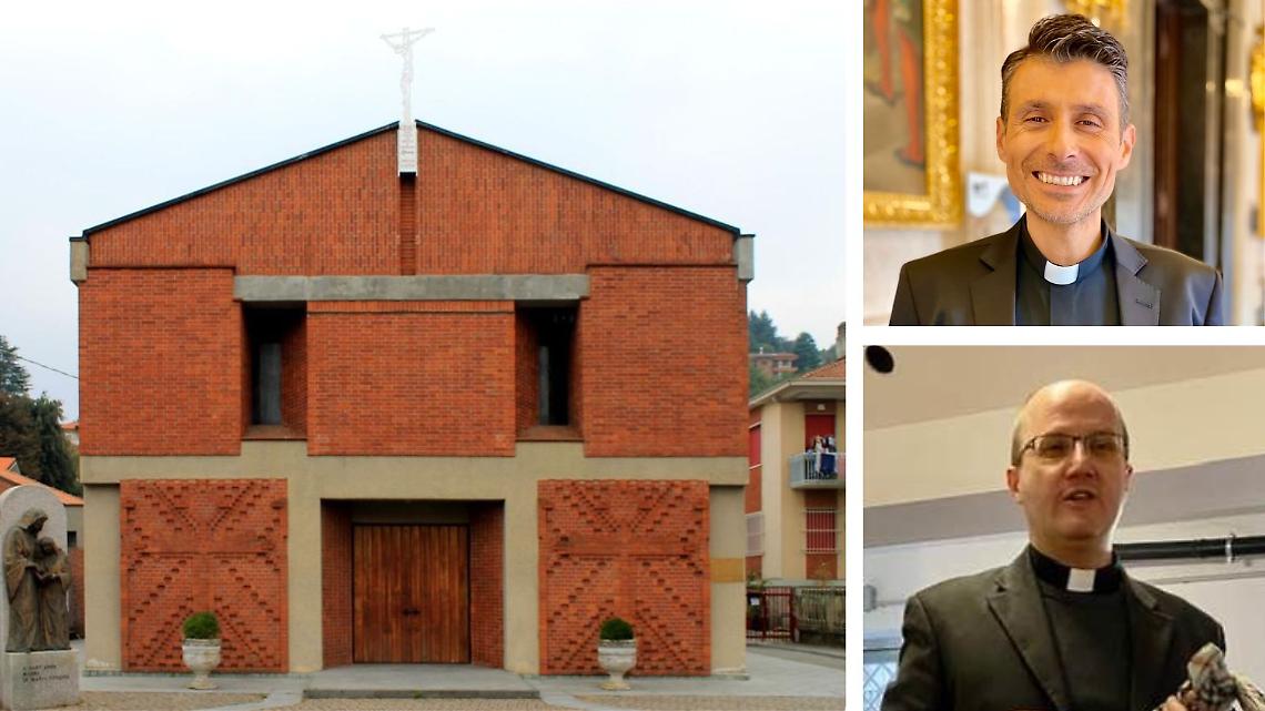 La Chiesa di Sant'Anna, don Luca Ramello e don Stefano Votta